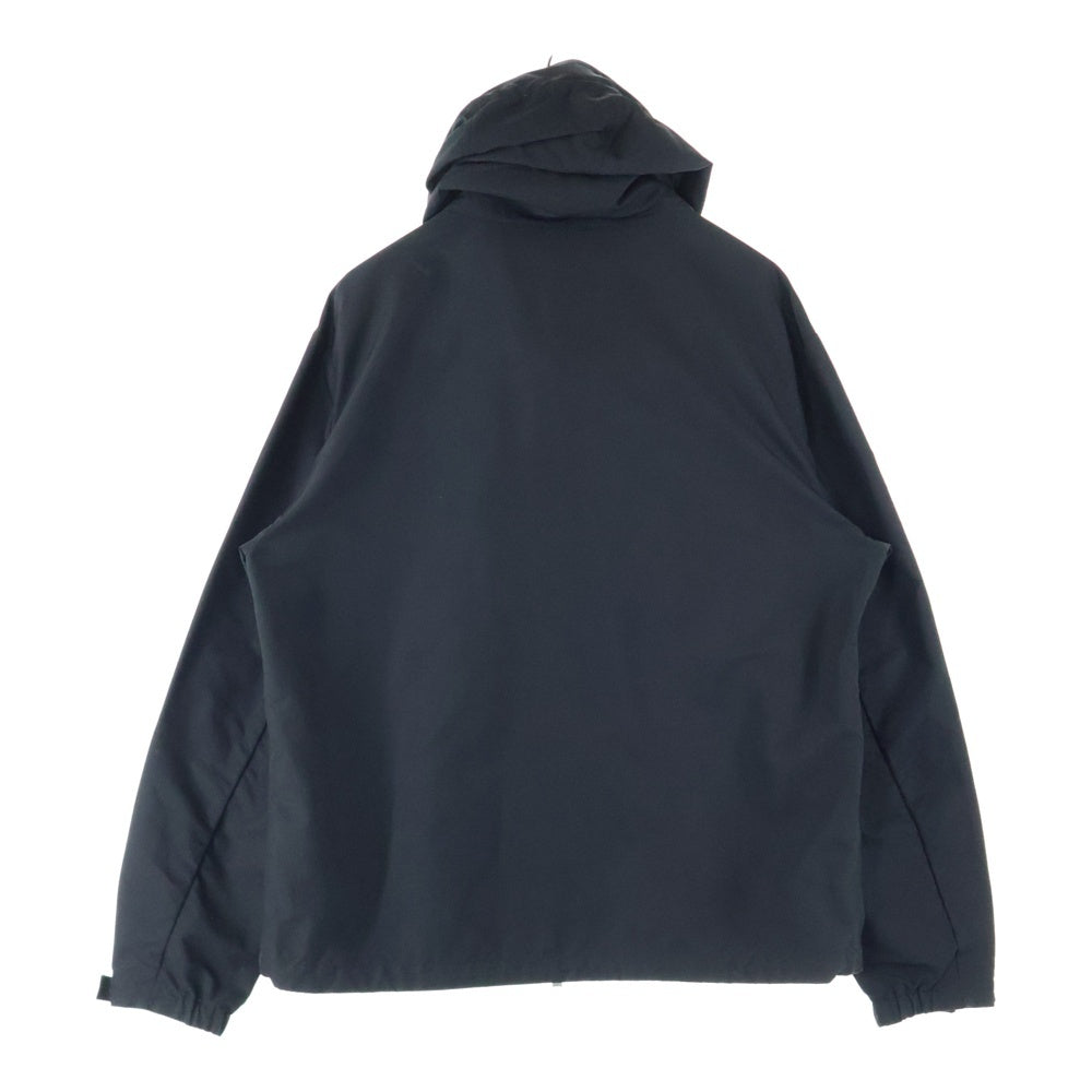 MONCLER(モンクレール) 19SS MONTREAL ラバーロゴ ナイロンジップアップパーカー ブラック E10914109105