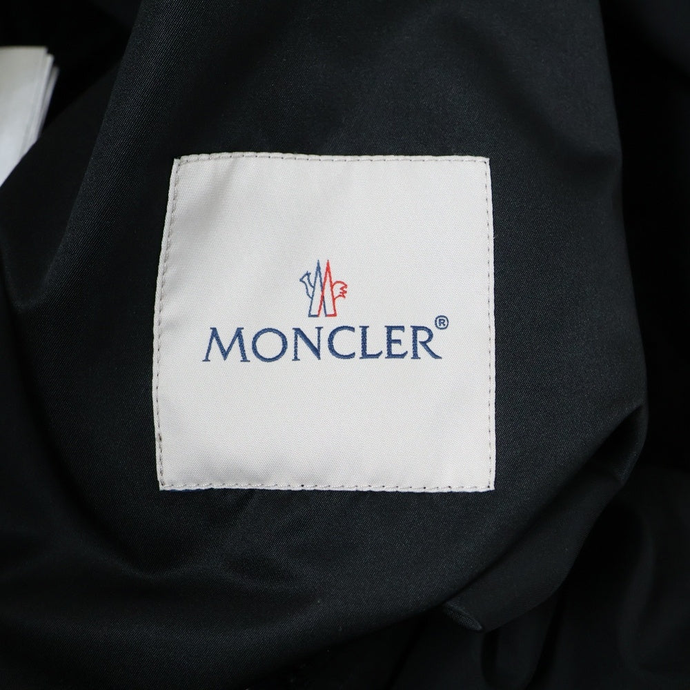 MONCLER(モンクレール) 19SS MONTREAL ラバーロゴ ナイロンジップアップパーカー ブラック E10914109105