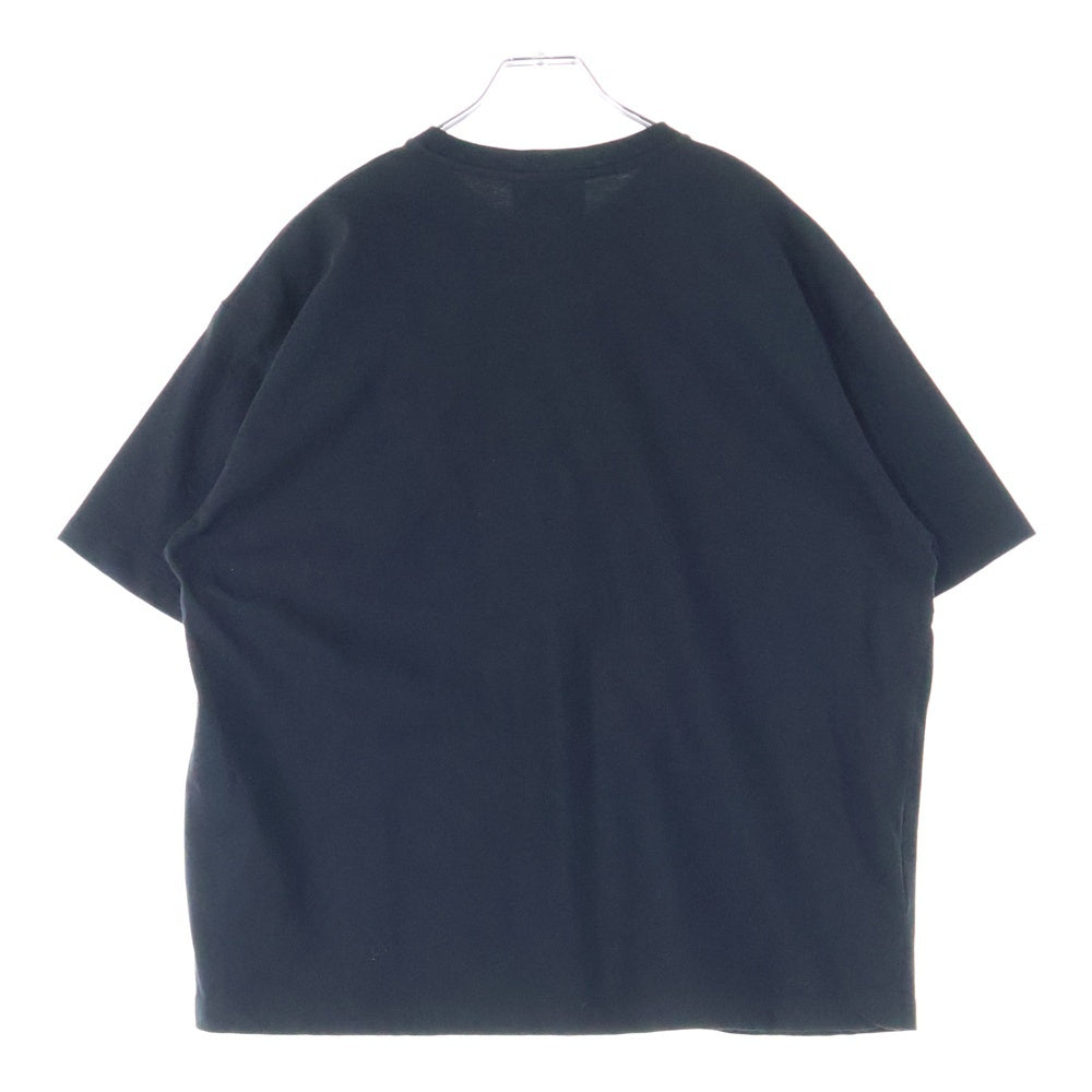 PRADA(プラダ) ロゴプレート付き クルーネック半袖Tシャツ ブラック 3558A S211 10UP
