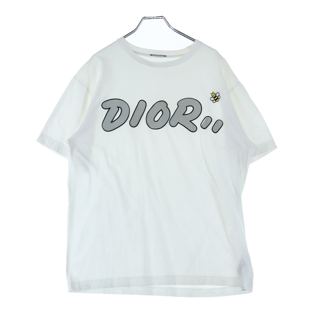 DIOR(ディオール) 19SS×KAWS BEE LOGO TEE カウズ ロゴ Tシャツ ハチ 刺繍 半袖 ホワイト 923J611X1241
