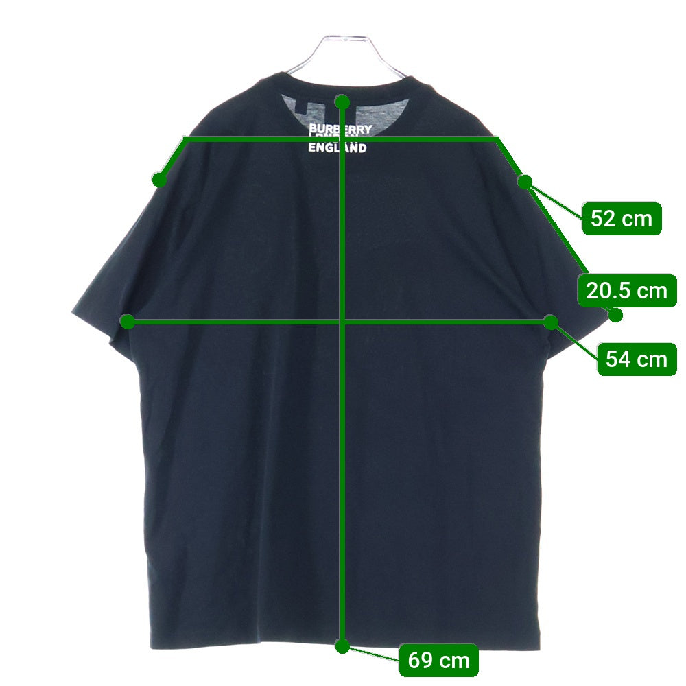 BURBERRY(バーバリー) 22SS LOVE LOGO SHORT SLEEVE TEE ラブプリント クルーネック半袖Tシャツ カットソー ブラック 8037580