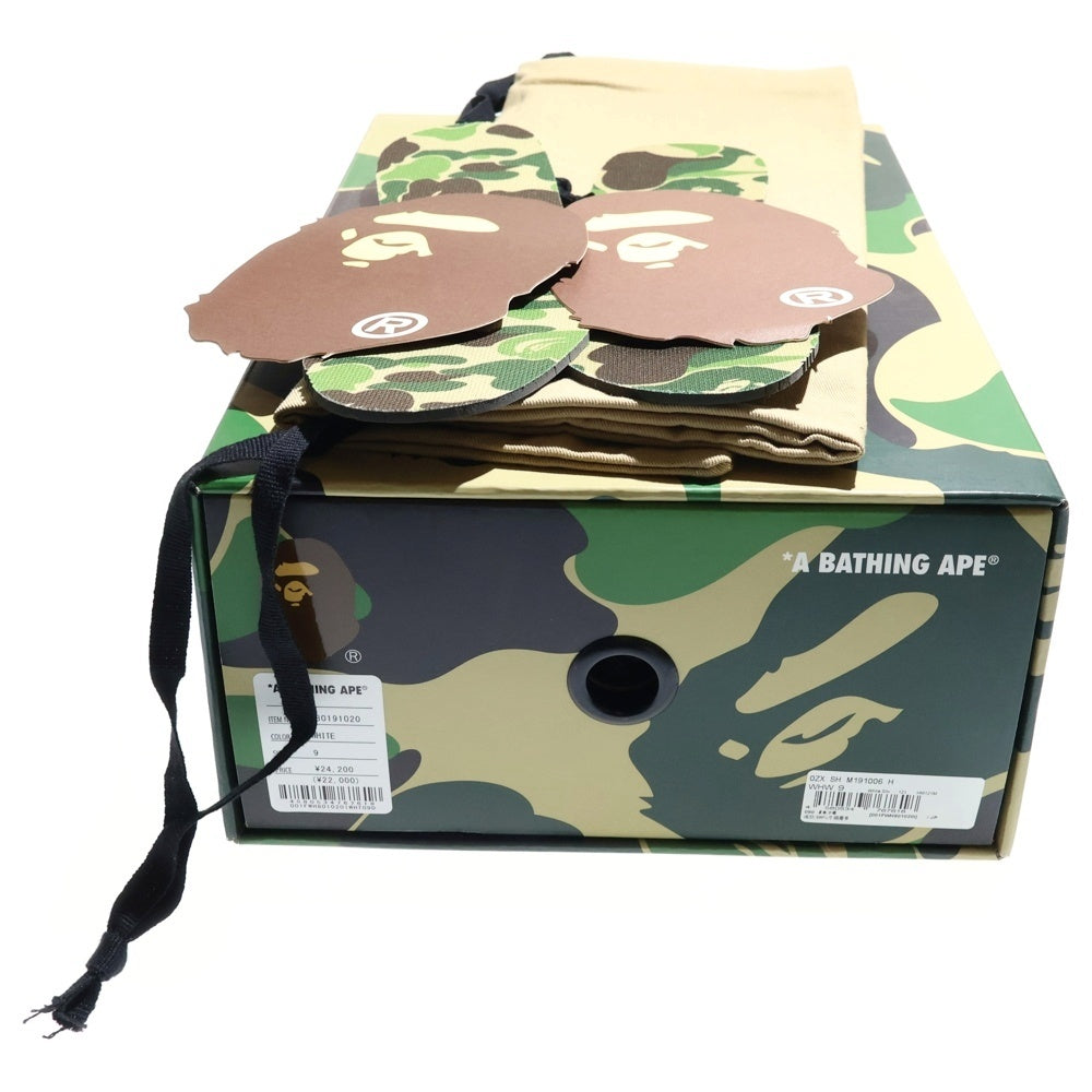 A BATHING APE(アベイシングエイプ) SK8 BAPE STA スケート べイプスタ ローカットスニーカー ホワイト/グレー US9/27cm 1H80191020