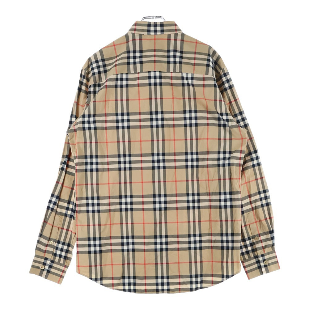 BURBERRY(バーバリー) ノバチェック レギュラーカラーシャツ ブラウン 8020663