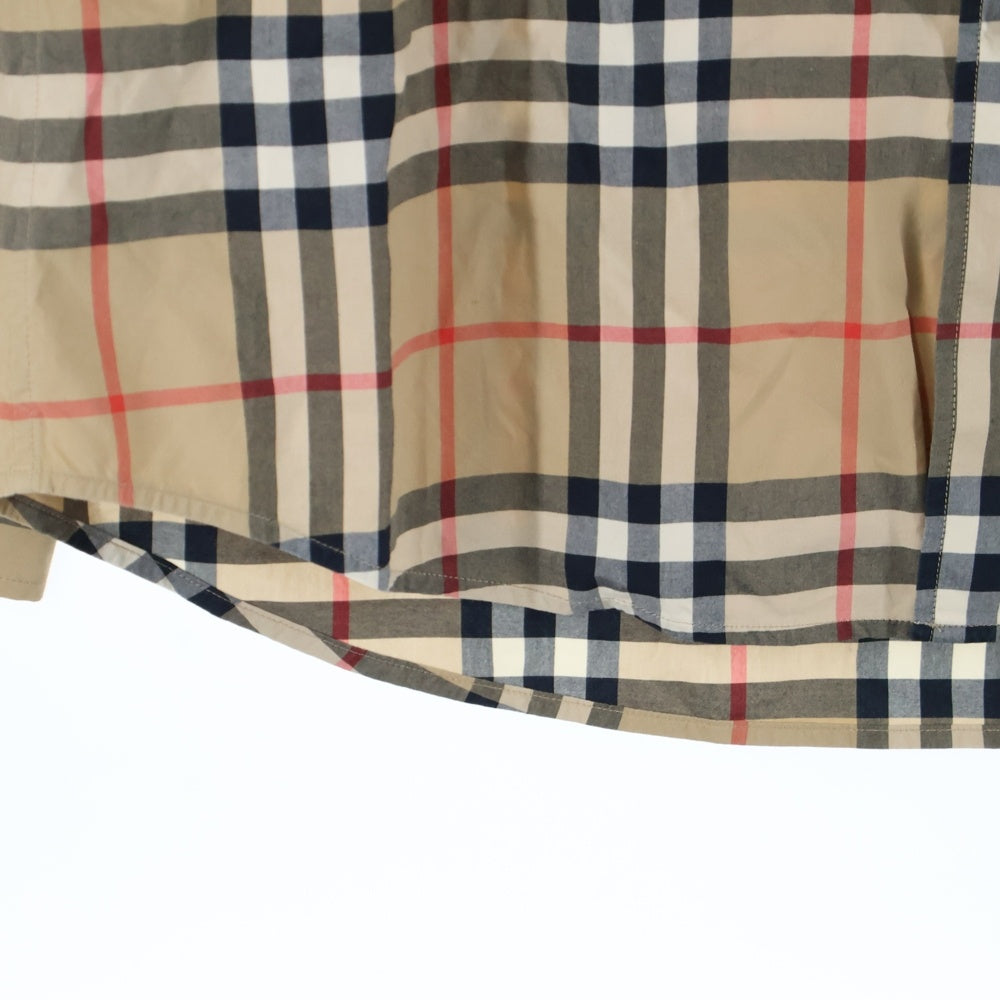 BURBERRY(バーバリー) ノバチェック レギュラーカラーシャツ ブラウン 8020663