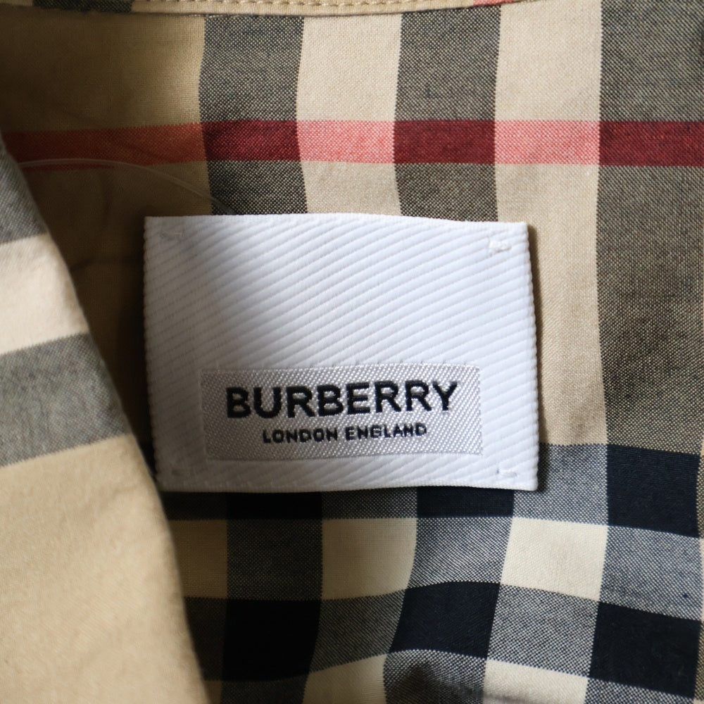 BURBERRY(バーバリー) ノバチェック レギュラーカラーシャツ ブラウン 8020663