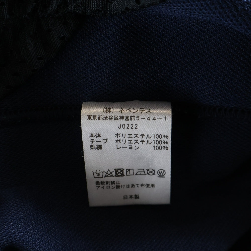 Needles(ニードルス) 21AW パピヨン刺繍 サイドライン トラックロングパンツ ネイビー J0222