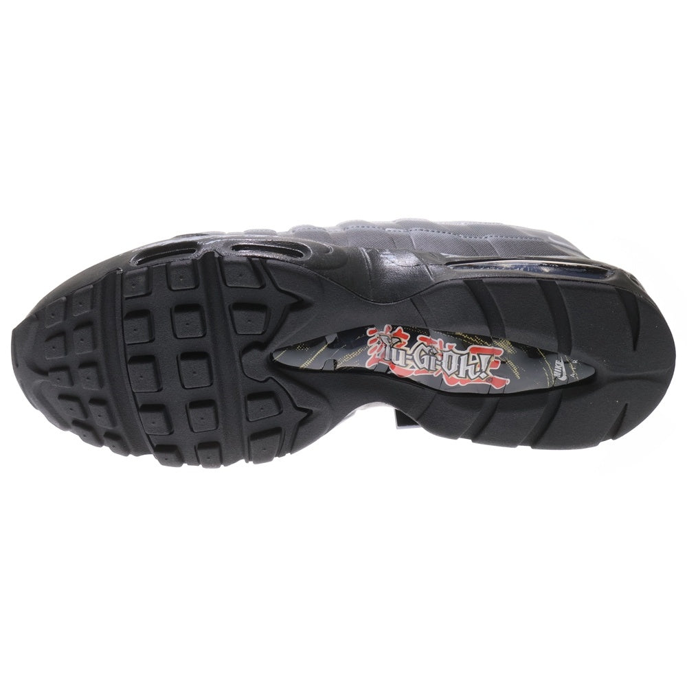 NIKE(ナイキ) ×Yu-Gi-Oh! AIR MAX 95 AIR MUSCLE/JONOUCJI 遊戯王 城之内 エアマックス95 エアマッスル ローカットスニーカー グレー/ブラック US14/32cm II7404-100