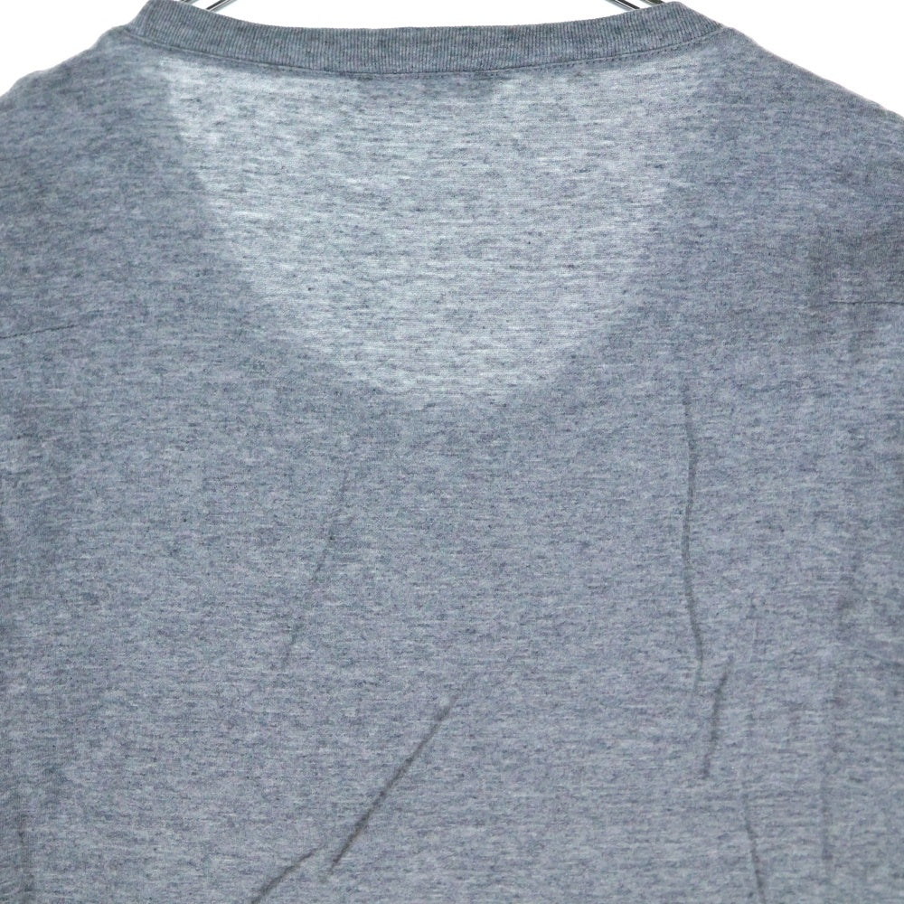 Dior HOMME(ディオールオム) 09AW メッセージプリント コットン クルーネック 半袖Tシャツ カットソー グレー
