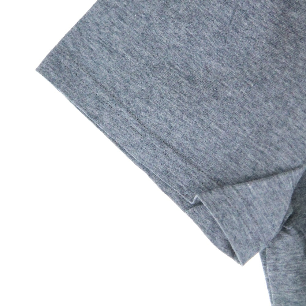 Dior HOMME(ディオールオム) 09AW メッセージプリント コットン クルーネック 半袖Tシャツ カットソー グレー
