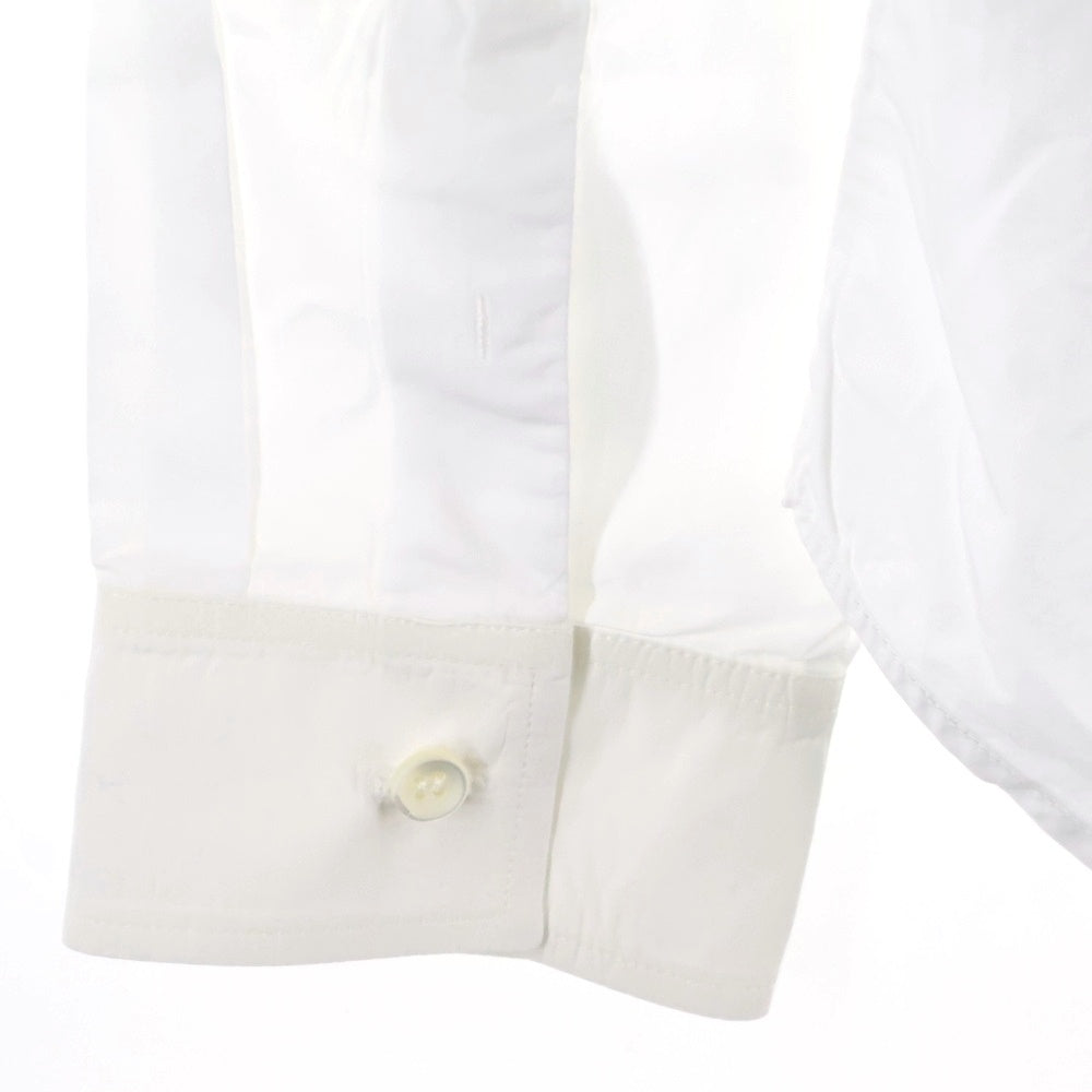 MAISON MARTIN MARGIELA 10(メゾンマルタンマルジェラ) 17AW Garment Dyed Slim Fit Poplin Shirt ガーメントダイ コットンポプリン スリム 長袖シャツ ホワイト S50DL0321 S39545