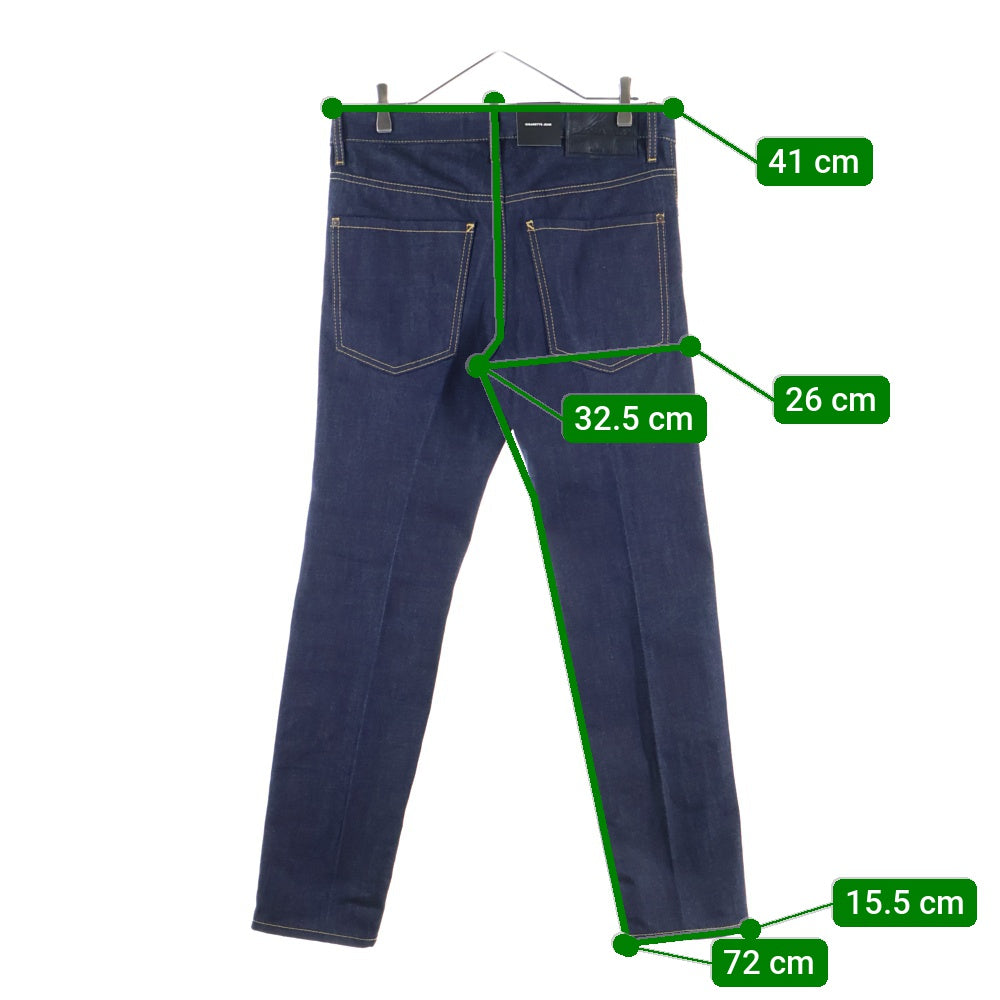 DSQUARED2(ディースクエアード) 19SS CIGARETTE JEAN シガレット スキニー デニムパンツ インディゴ S74LB0529 S30309