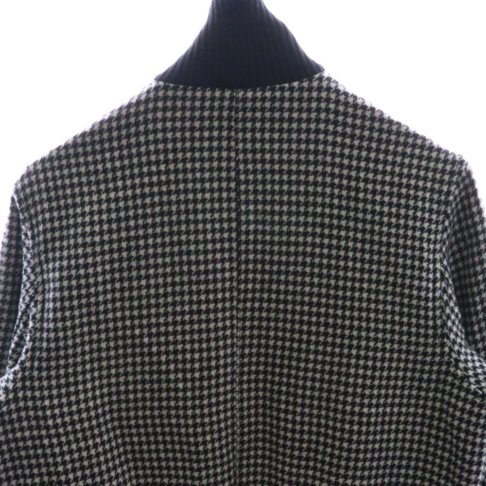 Paul Smith(ポールスミス) 千鳥格子 ウール ジップアップ ジャケット ブルゾン ホワイト/ブラック 427G/813