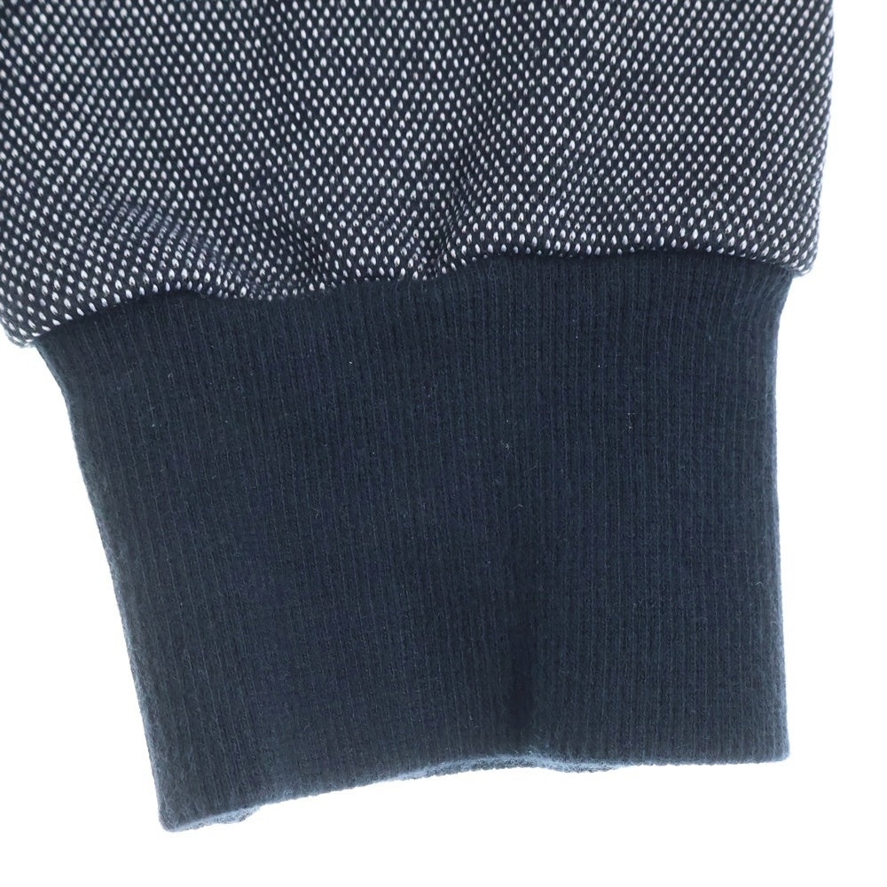 Dior HOMME(ディオールオム) BEEロゴプレート コットン ナイロン ジップアップ パーカー フーディ グレー MDMK00960