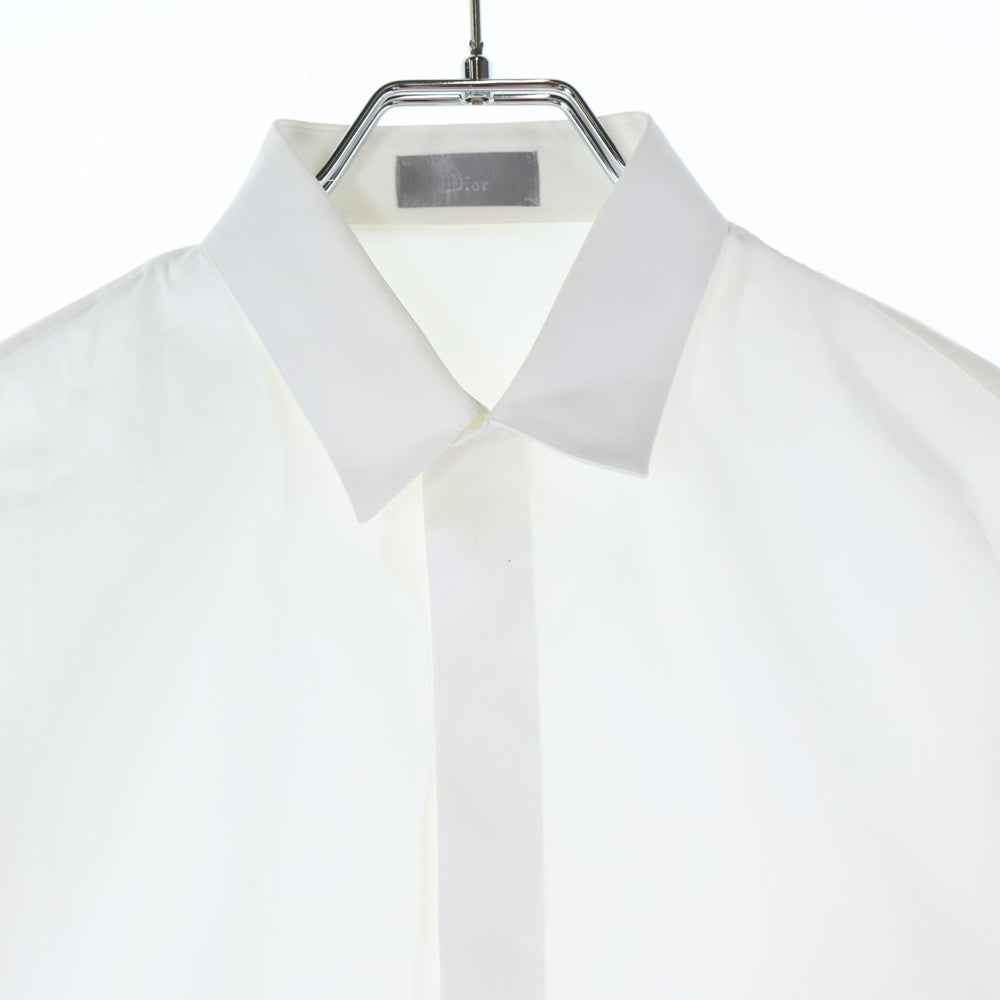 Dior HOMME(ディオールオム) BEE刺繍 コットン 長袖シャツ ホワイト