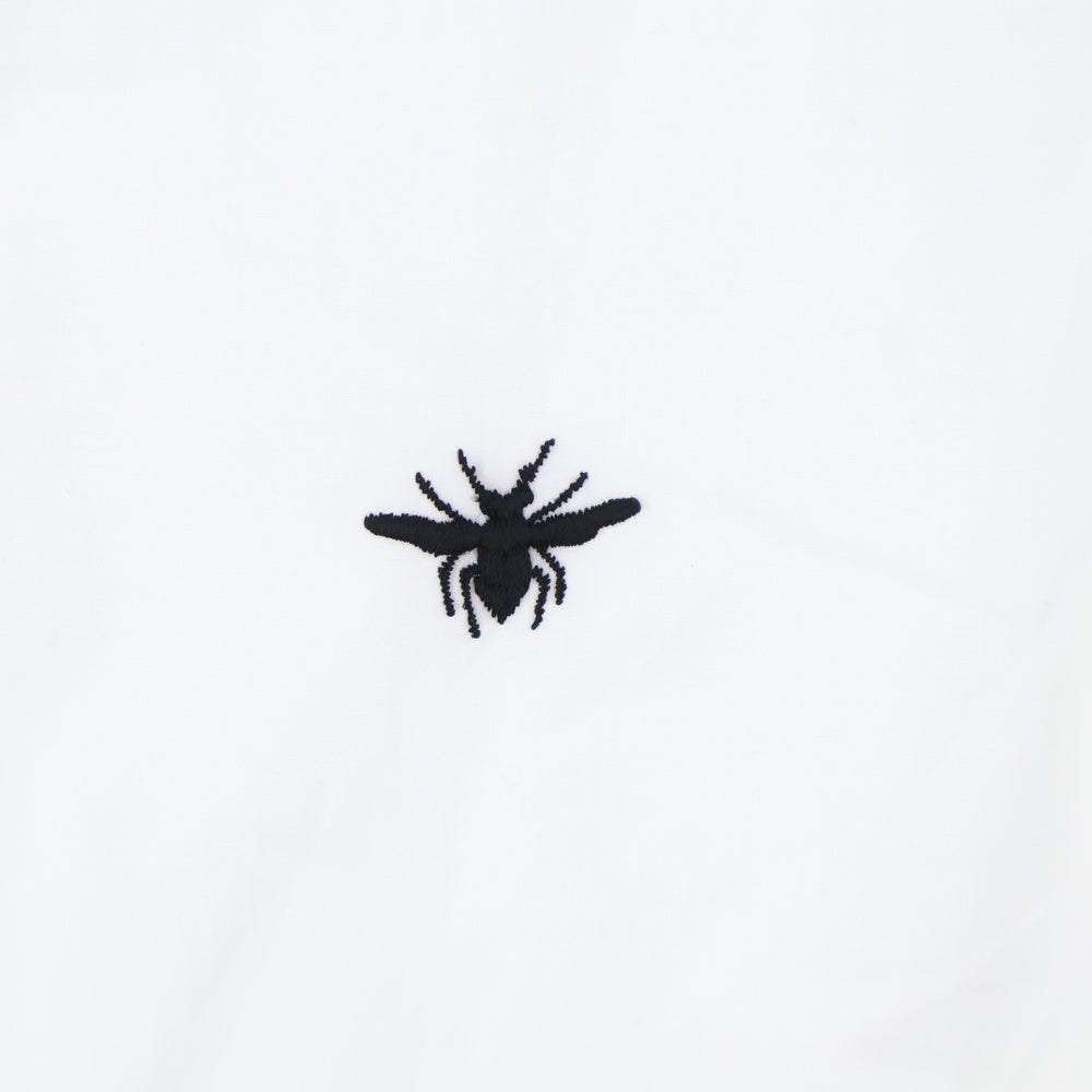 Dior HOMME(ディオールオム) BEE刺繍 コットン 長袖シャツ ホワイト
