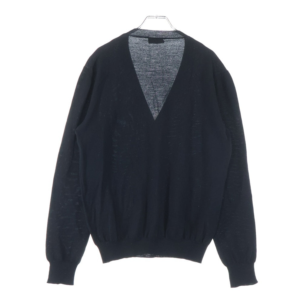 Dior HOMME(ディオールオム) BEE刺繍 ウール ニット カーディガン ブラック 003M201BT100