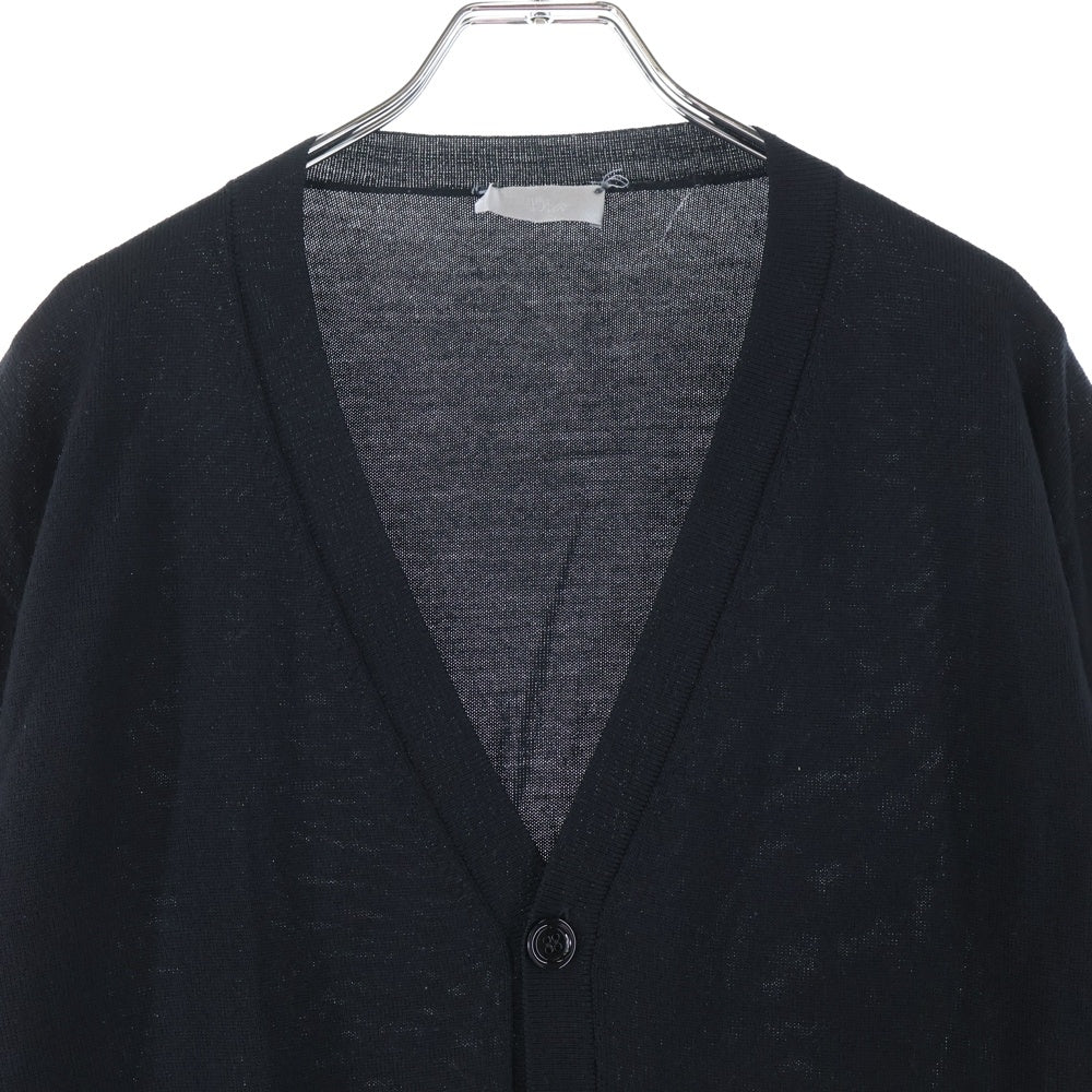 Dior HOMME(ディオールオム) BEE刺繍 ウール ニット カーディガン ブラック 003M201BT100