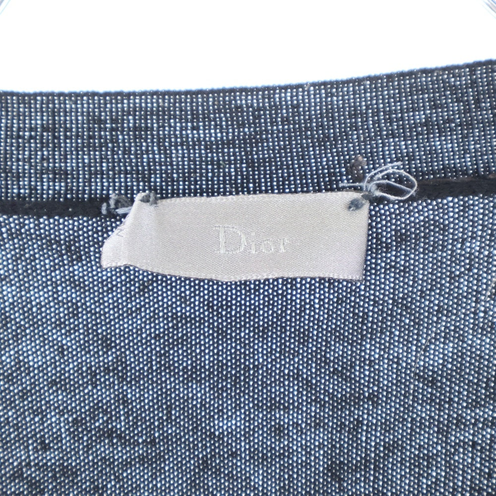 Dior HOMME(ディオールオム) BEE刺繍 ウール ニット カーディガン ブラック 003M201BT100