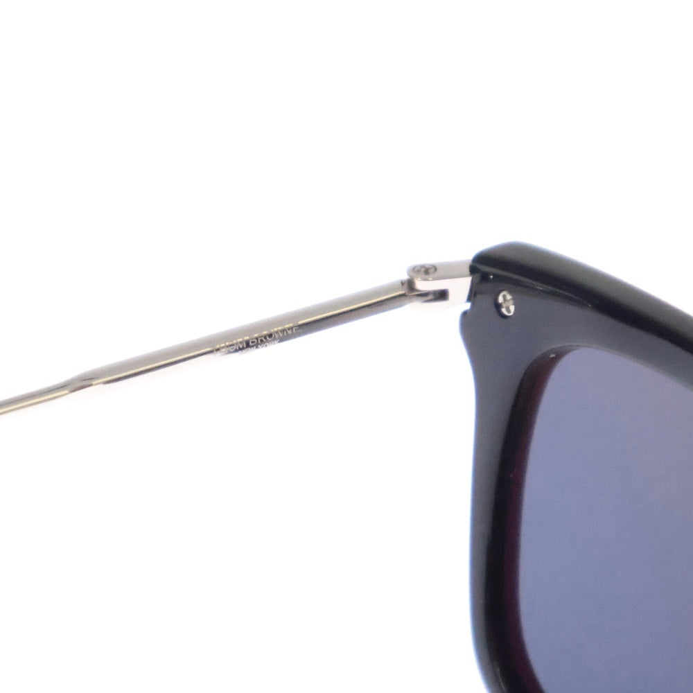 THOM BROWNE(トムブラウン) カラーレンズ ウェリントンフレーム サングラス アイウェア メガネ 眼鏡 ネイビー/シルバー TB-701