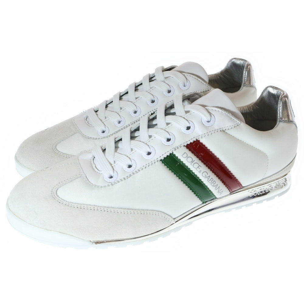 DOLCE & GABBANA(ドルチェアンドガッバーナ) レザー ローカットスニーカー ホワイト CA0345
