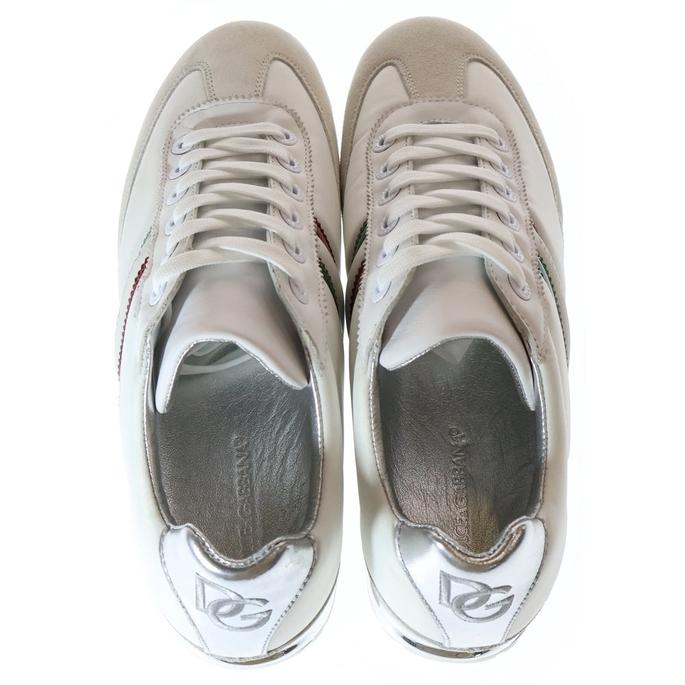 DOLCE & GABBANA(ドルチェアンドガッバーナ) レザー ローカットスニーカー ホワイト CA0345