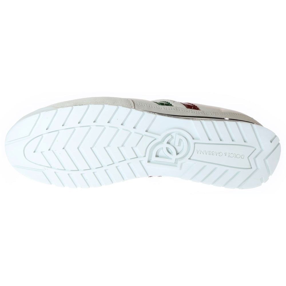 DOLCE & GABBANA(ドルチェアンドガッバーナ) レザー ローカットスニーカー ホワイト CA0345