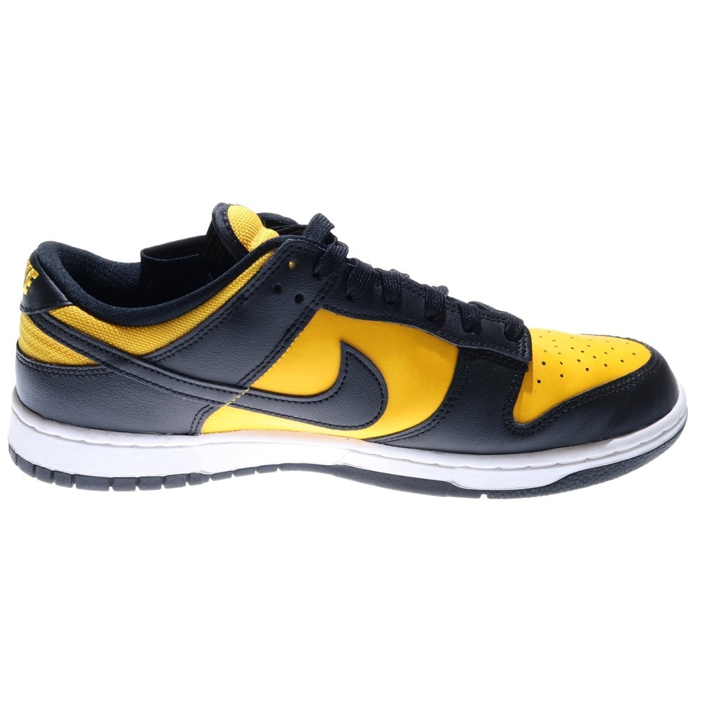 NIKE(ナイキ) DUNK LOW ダンクロー ユニバーシティゴールド ローカットスニーカー ブラック/イエロー US9.5/27.5cm FZ4618-001