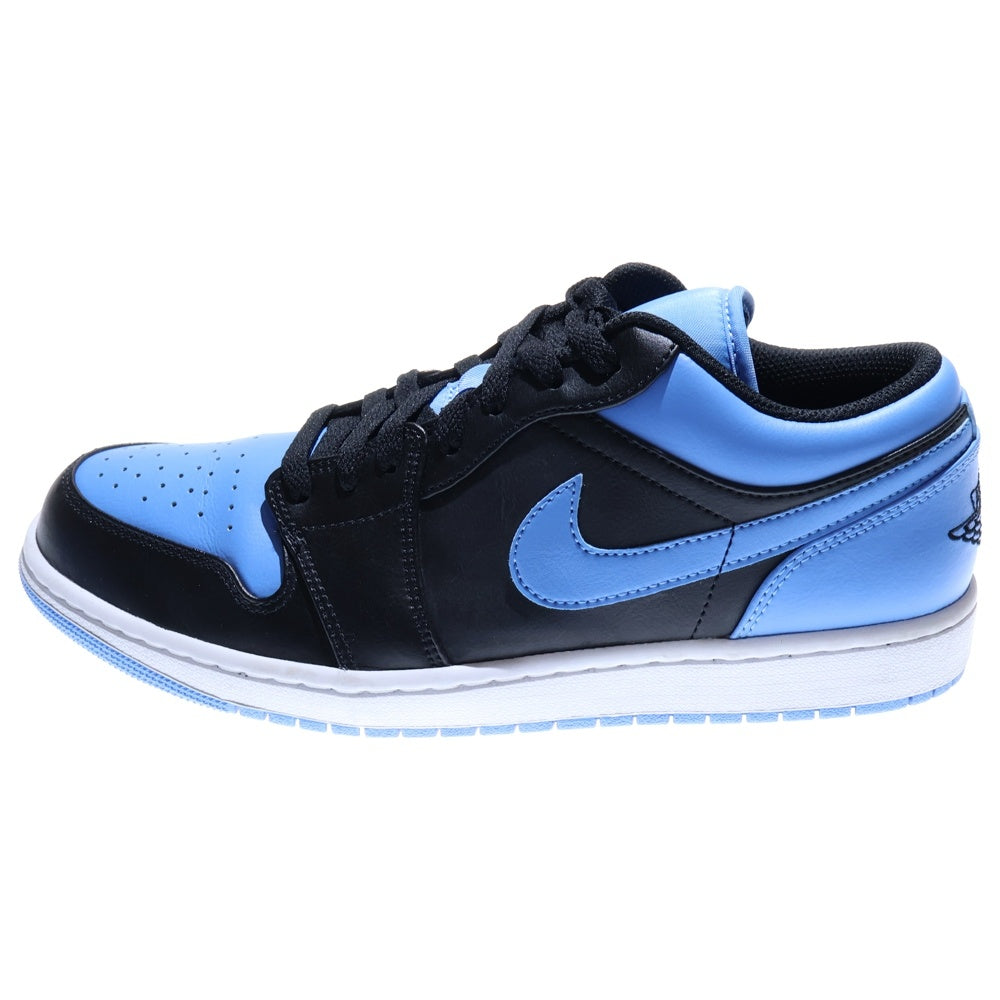 NIKE(ナイキ) AIR JORDAN 1 LOW UNIVERSITY BLUE エアジョーダン1 ローカットスニーカー シューズ ユニバーシティブルー ブラック/ブルー US10.5/28.5cm 553558-041