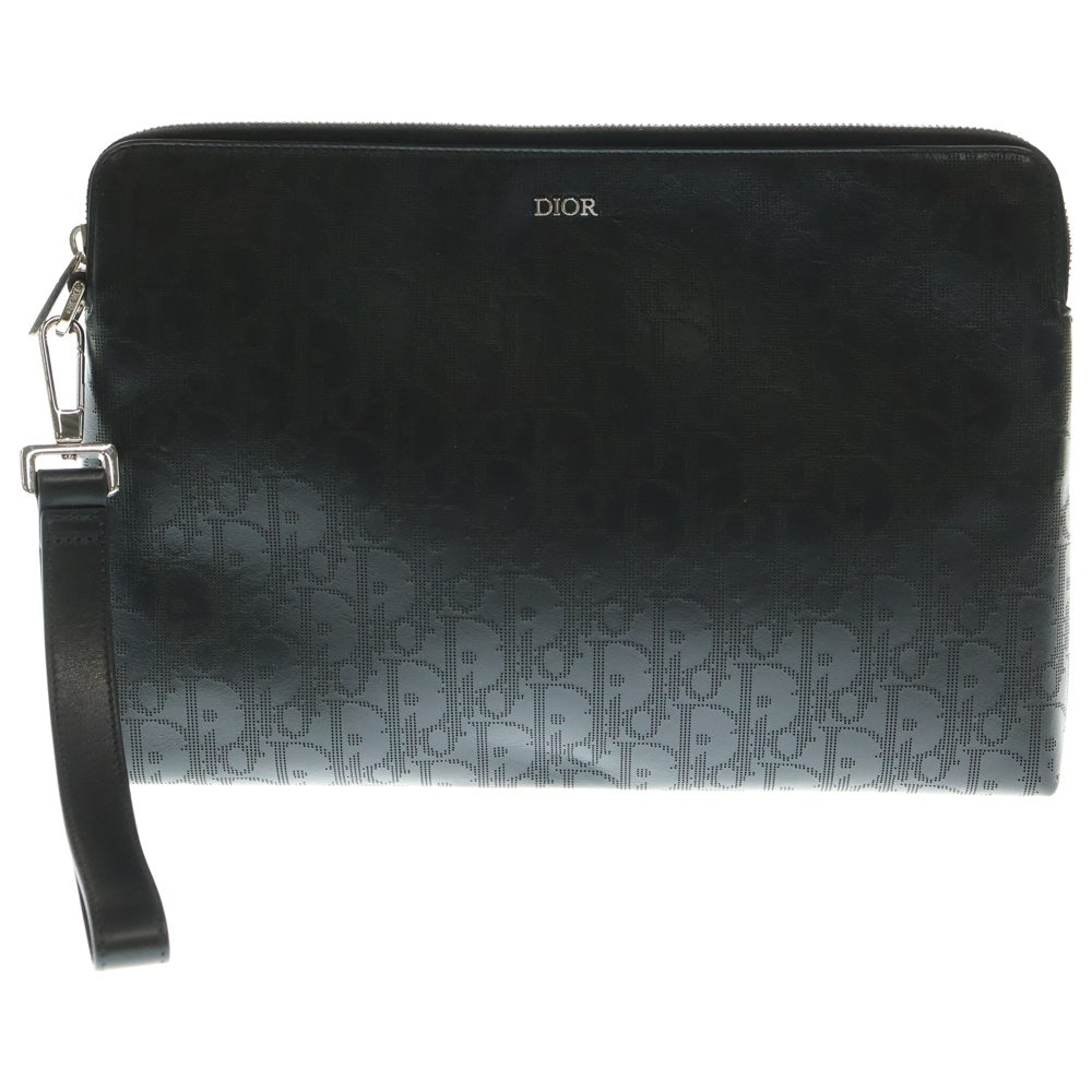 DIOR(ディオール) ギャラクシー オブリークトロッター クラッチバッグ ネイビー