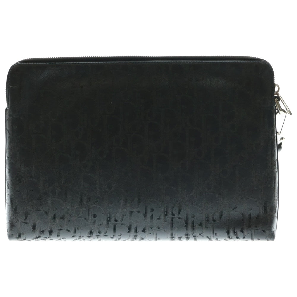 DIOR(ディオール) ギャラクシー オブリークトロッター クラッチバッグ ネイビー