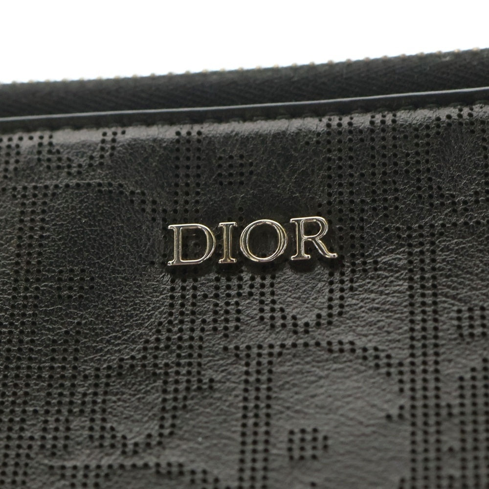 DIOR(ディオール) ギャラクシー オブリークトロッター クラッチバッグ ネイビー