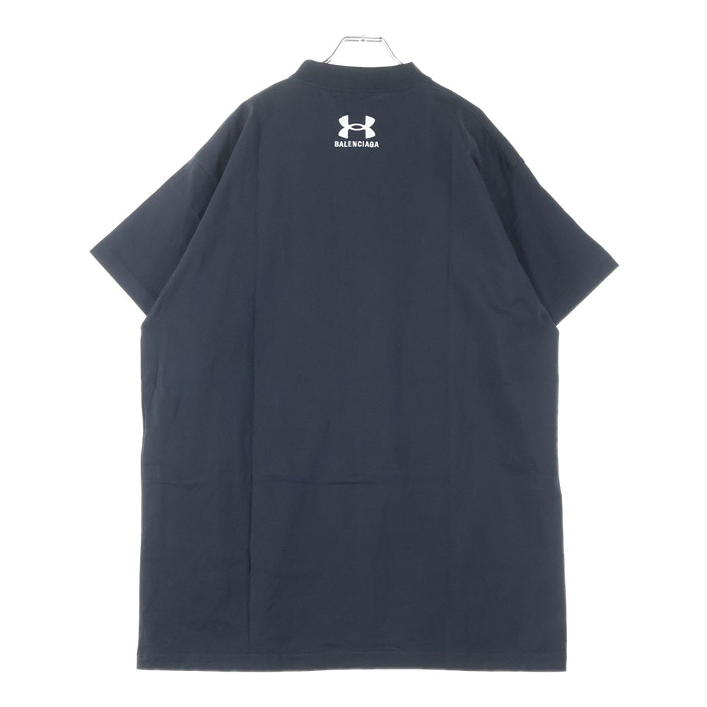BALENCIAGA(バレンシアガ) ×UNDER ARMOR Logo Tee アンダーアーマー 半袖Tシャツ ブラック 787349 TRVB7