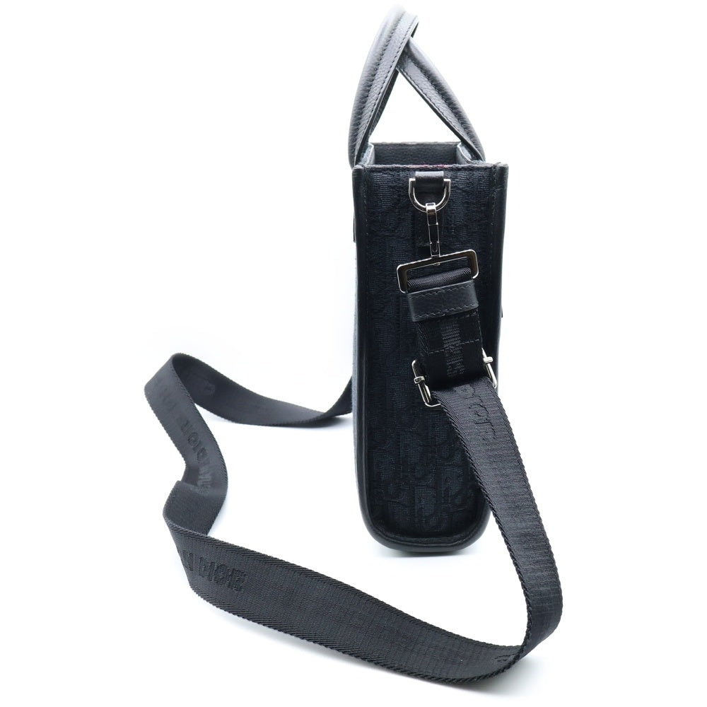 DIOR(ディオール) Safari サファリ ノースサウス 2ウェイ ハンドバッグ ショルダーバッグ ネイビー