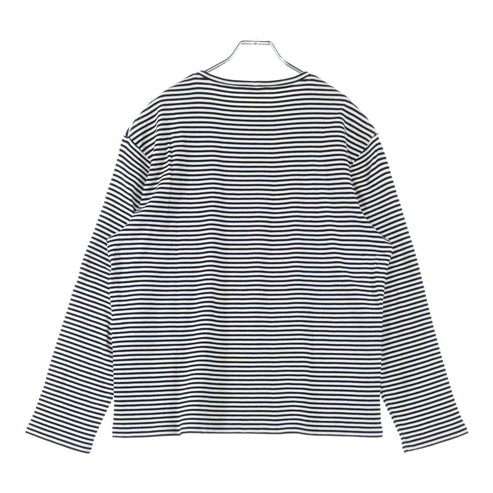 CELINE(セリーヌ) Border L/S Tee ボーダー長袖Tシャツ ロンT ホワイト/ブラック 2X276545F