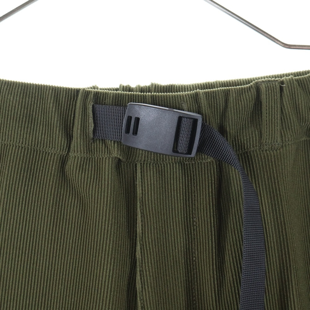 8G SHOOT(エイジシュート) HIGH TENSION CORDUROY CENTER PRESS PANTS ハイテンション コーデュロイ センタープレス パンツ カーキ 8G25-001
