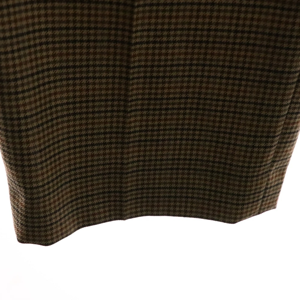 CELINE(セリーヌ) 20SS ハウンドトゥース チェック ツータック スケート パンツ ブラウン 2P498040K