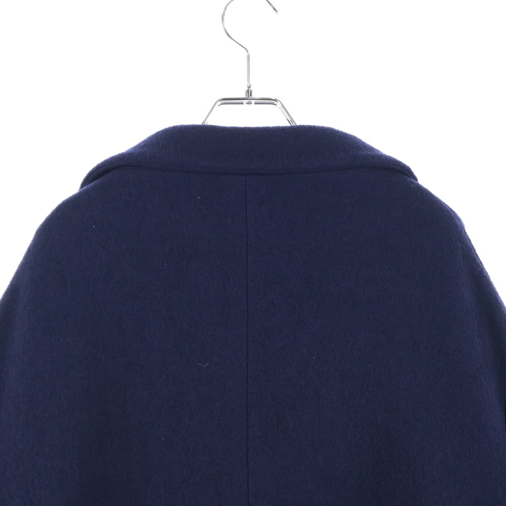 DIOR(ディオール) 2B Wool Jacket ウール ノッチドラペル パイル地 ジャケット ネイビー 343C259C0848