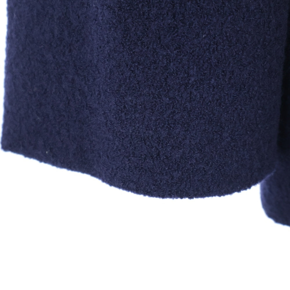 DIOR(ディオール) 2B Wool Jacket ウール ノッチドラペル パイル地 ジャケット ネイビー 343C259C0848