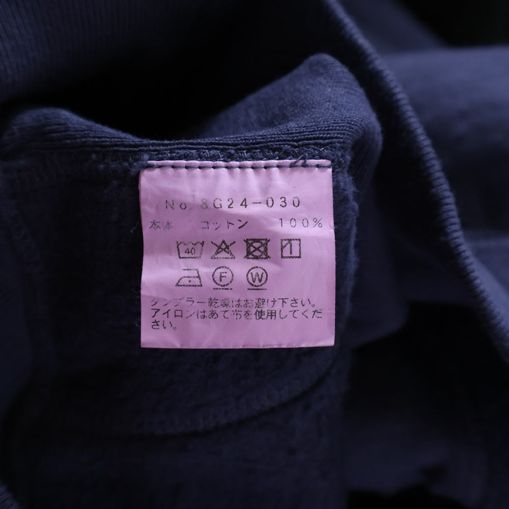 8G SHOOT(エイジシュート) golf PRINT SWEAT HOODIE ゴルフ ロゴプリント スウェットプルオーバーパーカー ネイビー 8G24-030