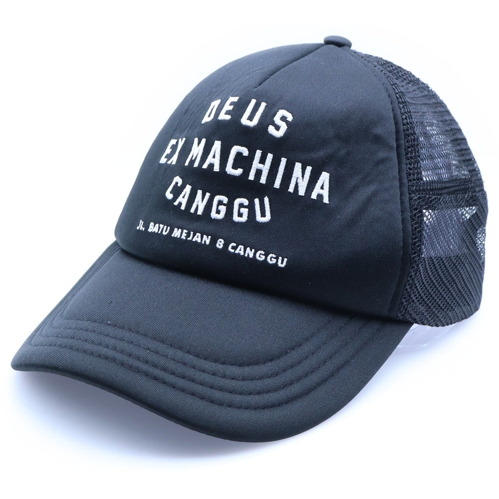DEUS EX MACHINA(デウスエクスマキナ) ロゴ トラッカーキャップ 帽子 ブラック