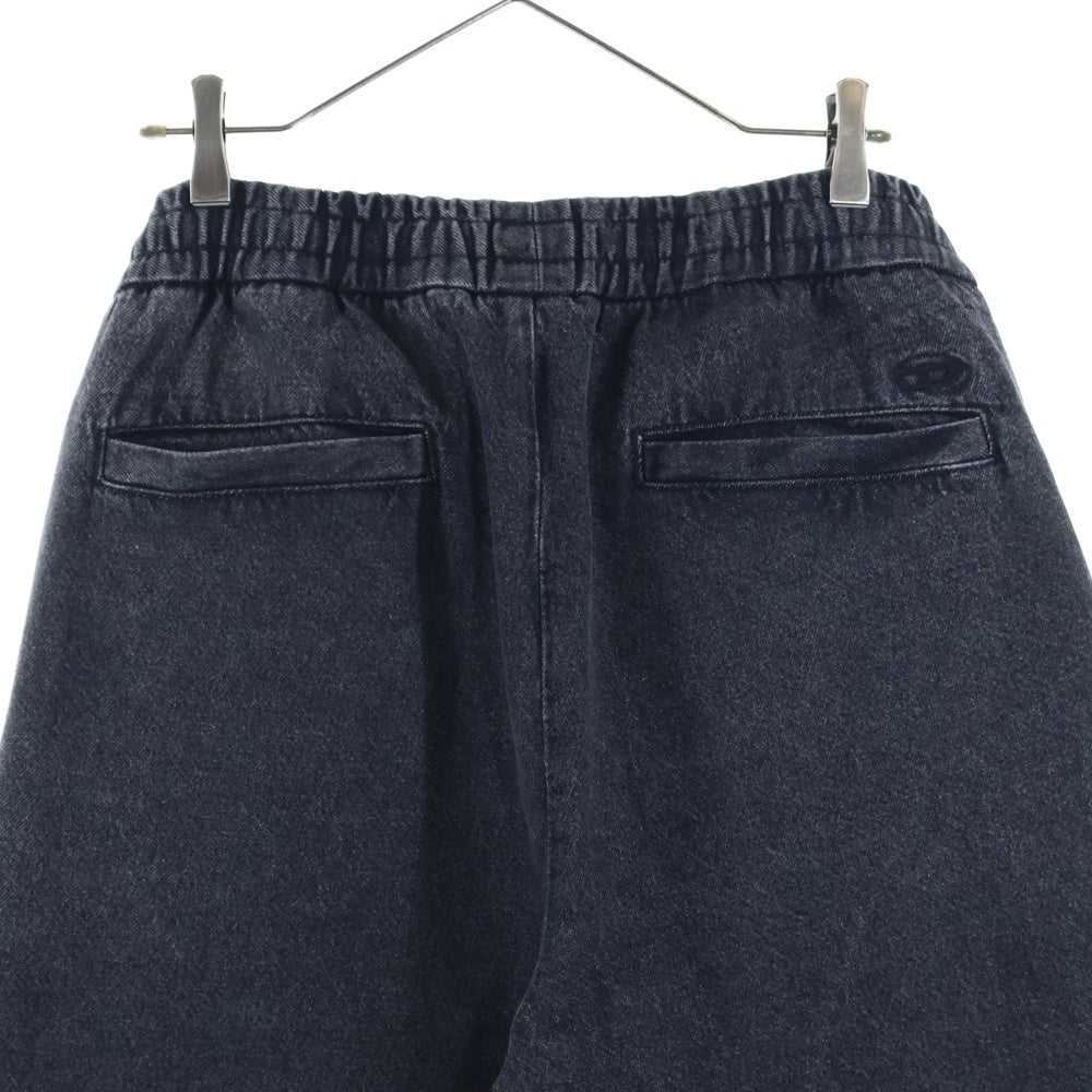 DIESEL(ディーゼル) D-BAERTSON-S ワイド デニム カーゴ ロングパンツ ブラック A14994