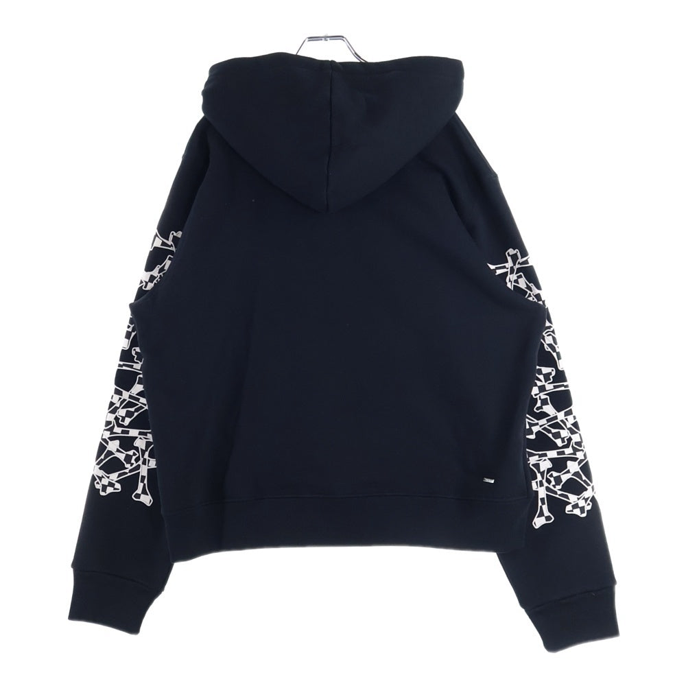 AMIRI(アミリ) 22SS Checkered Bones Hoodie チェッカード ボーンズ スウェットプルオーバーパーカー ブラック SR3GU0023SMRSTH1