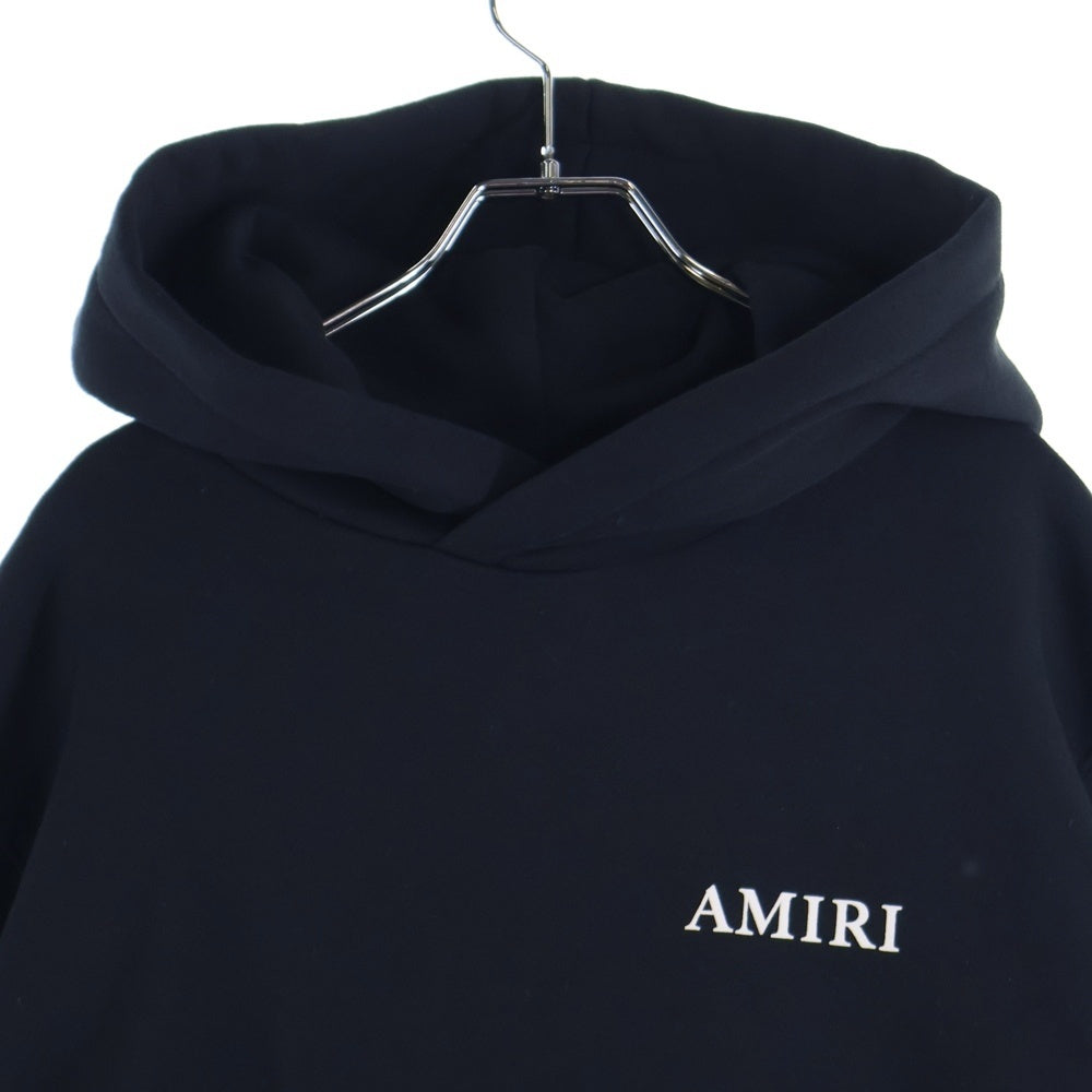 AMIRI(アミリ) 22SS Checkered Bones Hoodie チェッカード ボーンズ スウェットプルオーバーパーカー ブラック SR3GU0023SMRSTH1