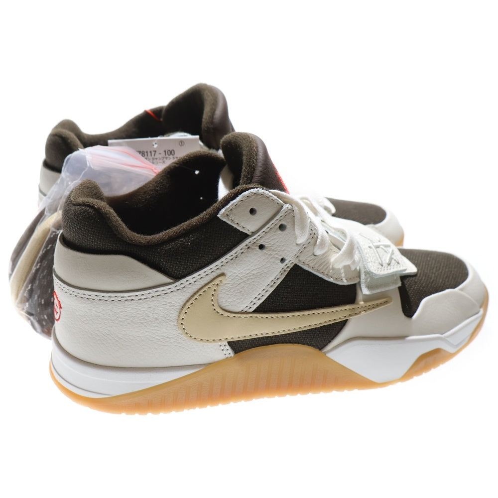 NIKE(ナイキ) ×TRAVIS SCOTT JORDAN JUMPMAN JACK トラヴィススコット ジョーダン ジャンプマン ローカットスニーカー ブラウン US9/27cm FZ8117-100