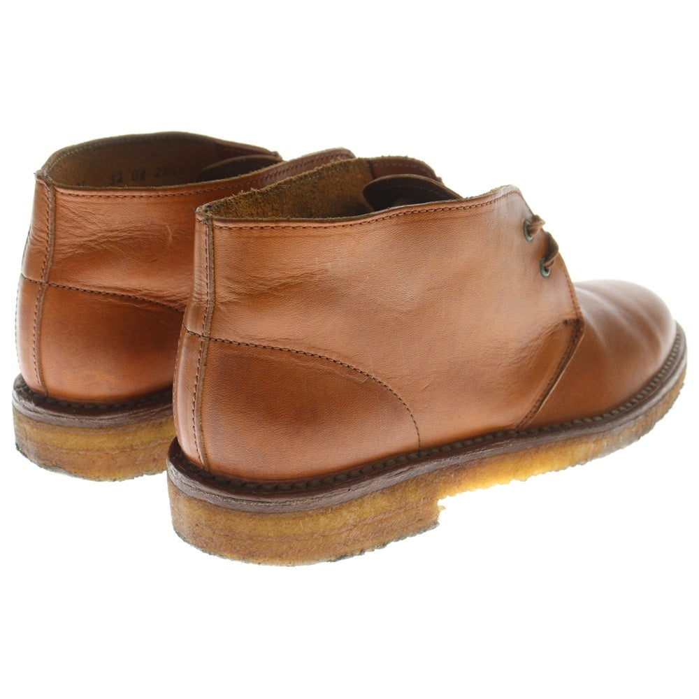 REGAL(リーガル) レザー チャッカ レースアップ ブーツ ブラウン