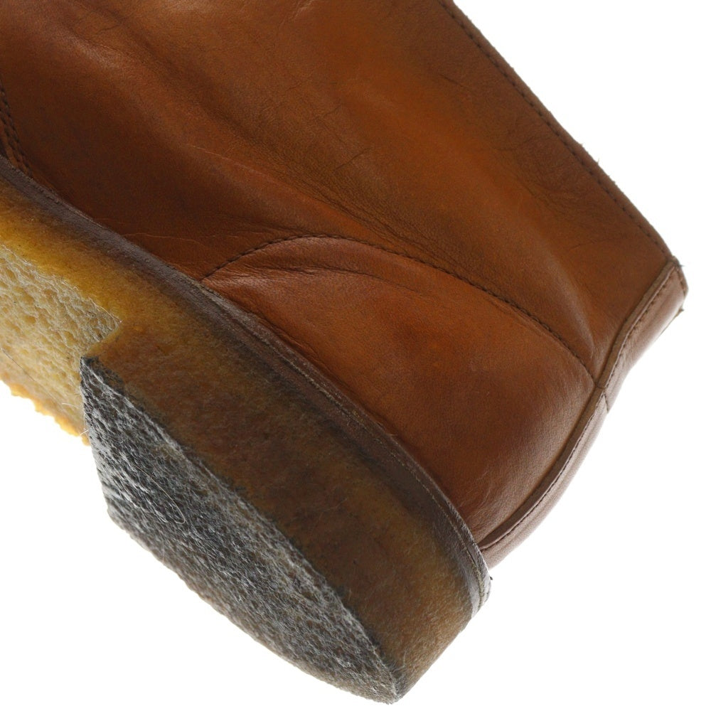 REGAL(リーガル) レザー チャッカ レースアップ ブーツ ブラウン