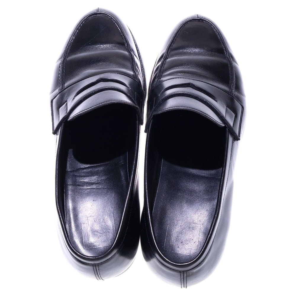 三陽山長(サンヨウヤマチョウ) 弥伍郎 R2013 ラスト レザー コイン ローファー ブラック Q7456-016