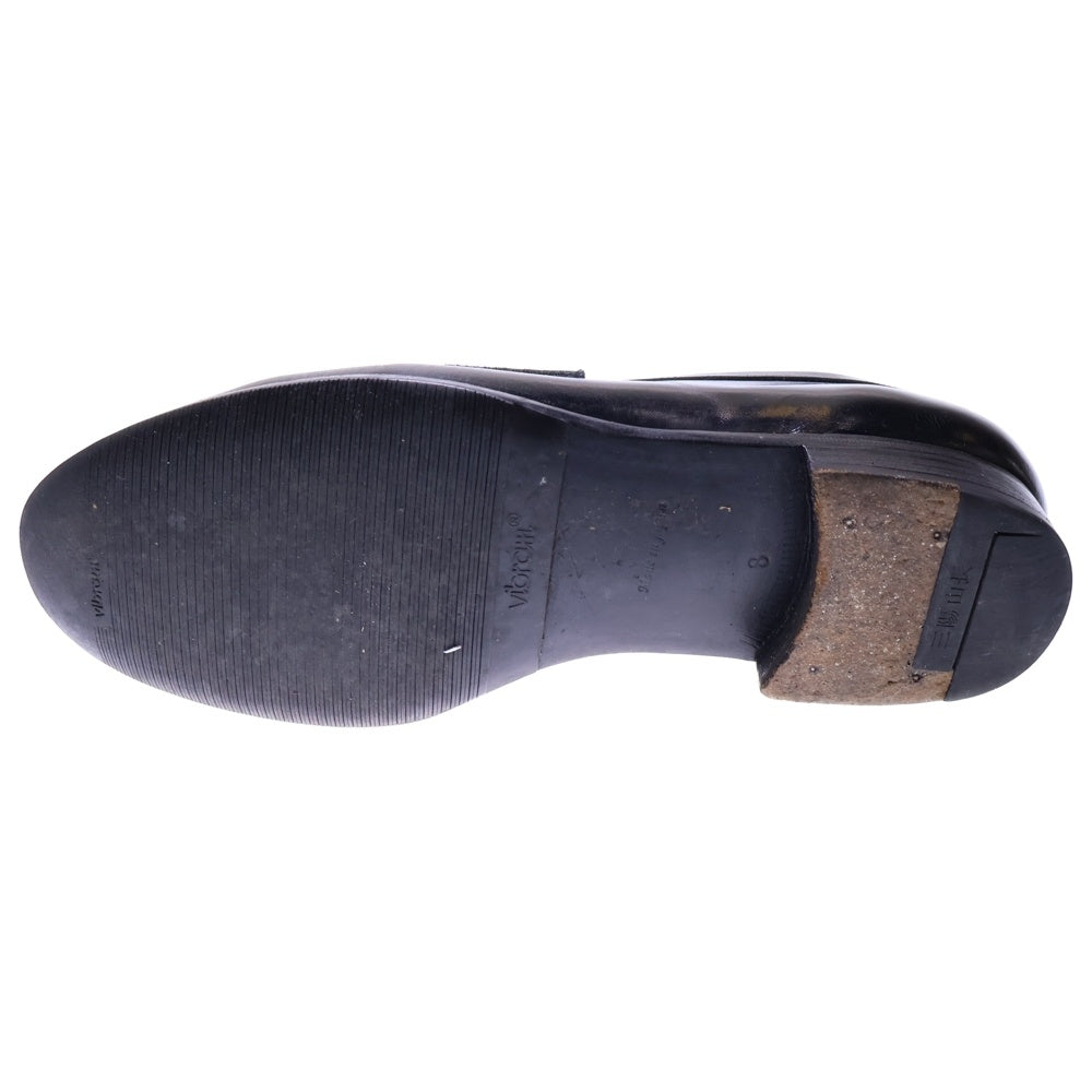 三陽山長(サンヨウヤマチョウ) 弥伍郎 R2013 ラスト レザー コイン ローファー ブラック Q7456-016