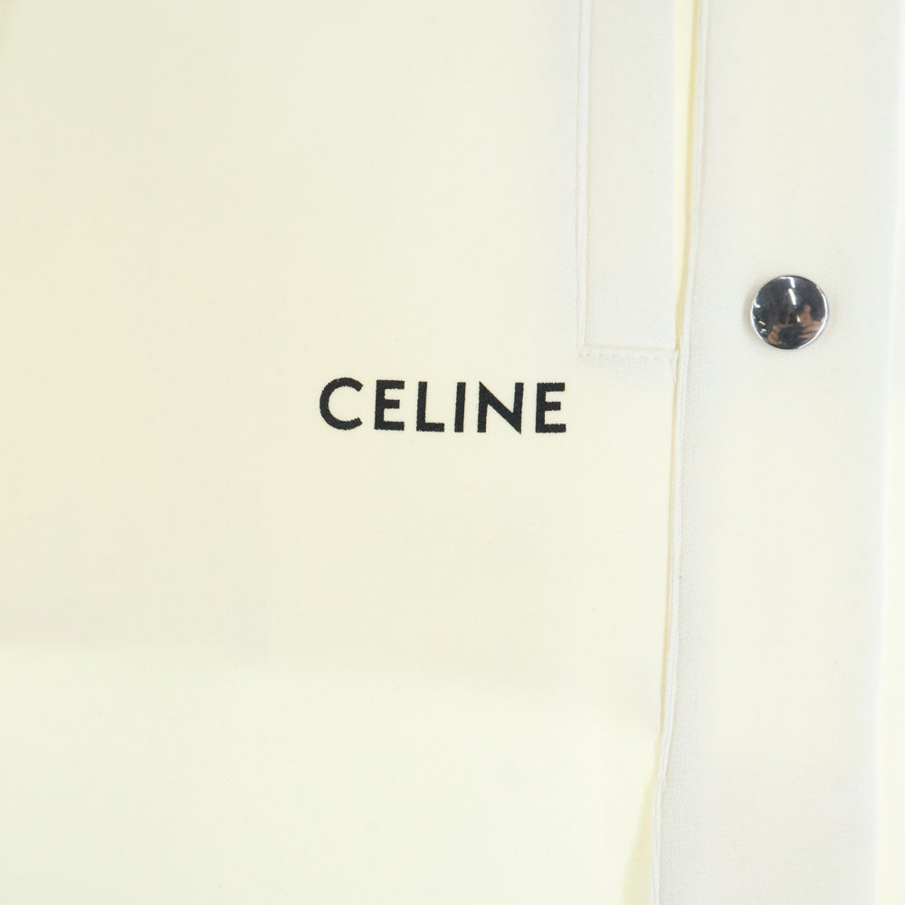 CELINE(セリーヌ) 23SS サイドスナップボタン トラックパンツ ホワイト 2Z223225S