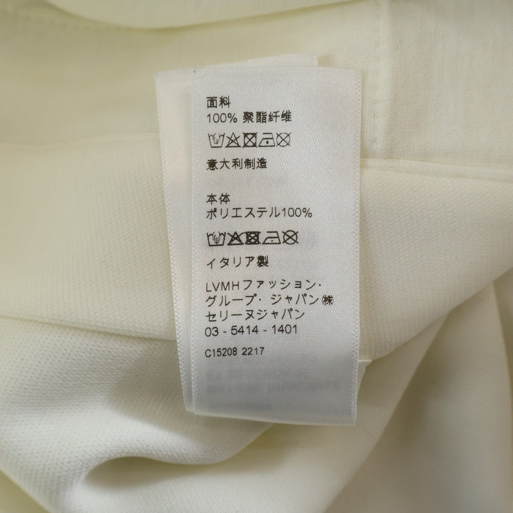 CELINE(セリーヌ) 23SS サイドスナップボタン トラックパンツ ホワイト 2Z223225S